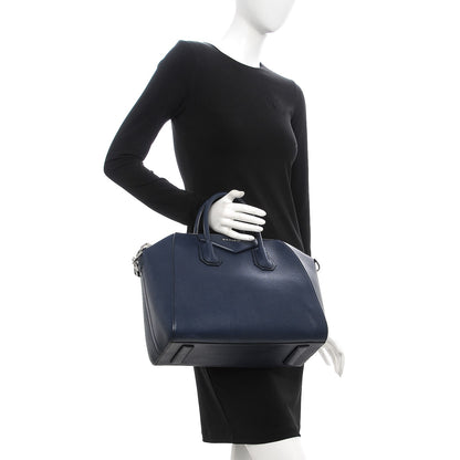 Givenchy Sugar Goatskin Medium Antigona Deep Blue 3 of 9
