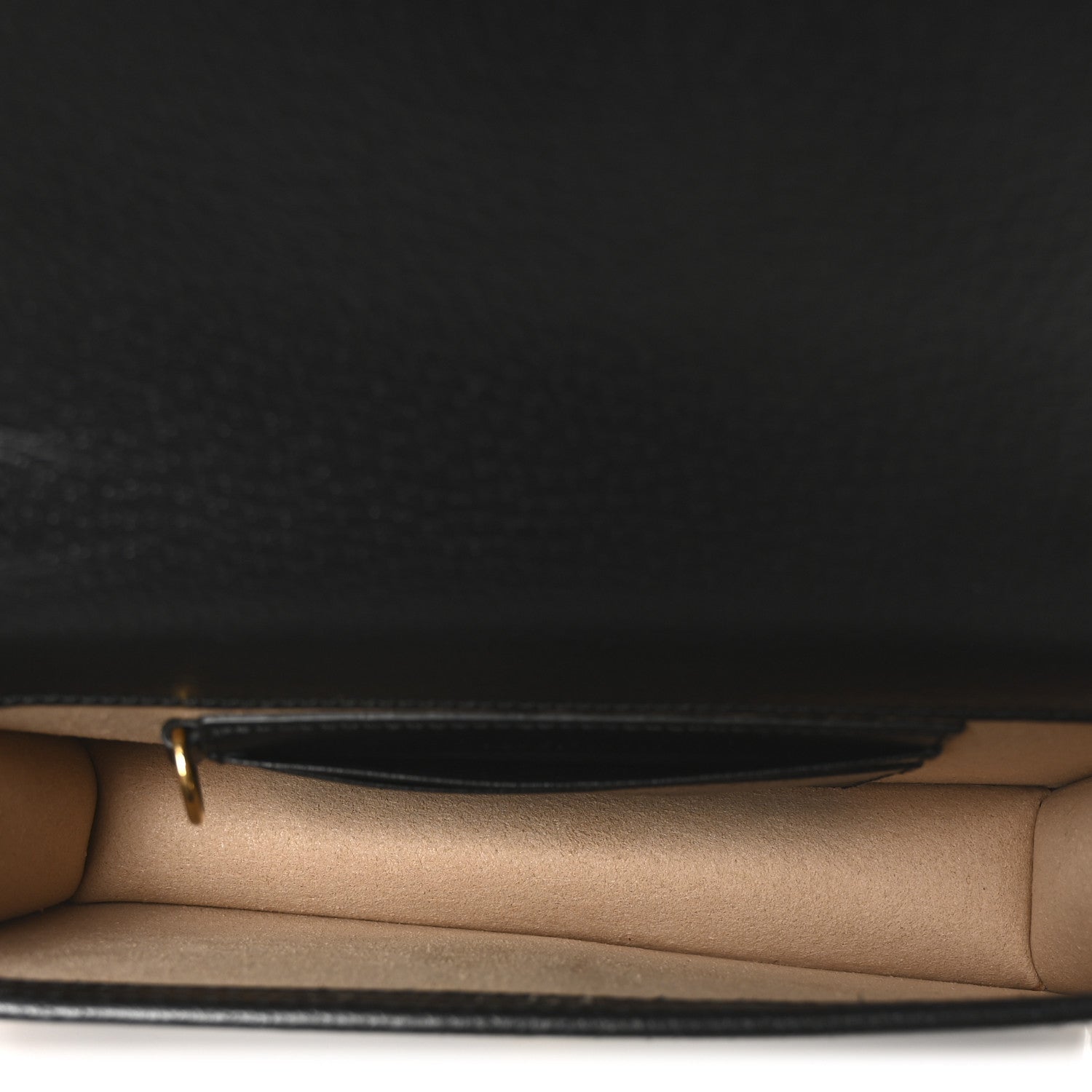 Gucci Dollar Pigprint Diana Chain Wallet Black 5 of 10