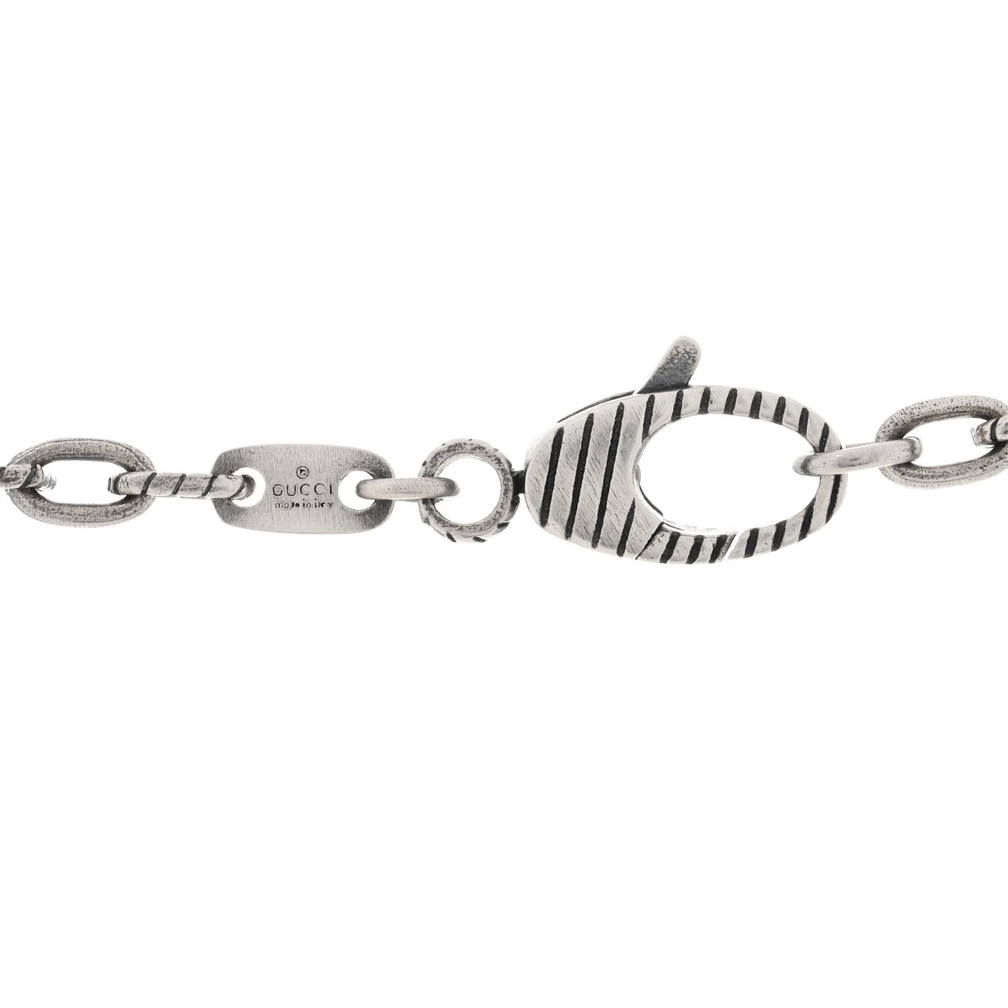 Sterling Silver GG Marmont Pendant Necklace