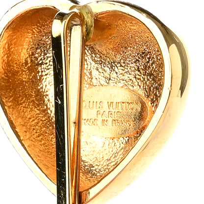 Louis Vuitton Metal Fleur Heart Ladybug Hair Pin Barettes 3 of 3