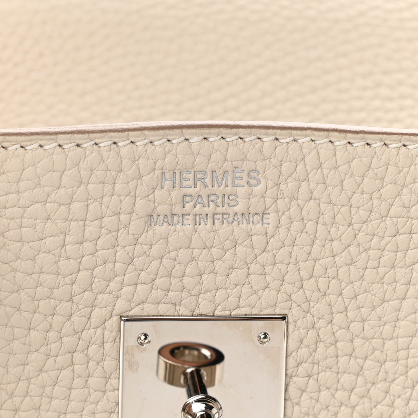 Taurillon Clemence Birkin 35 Craie