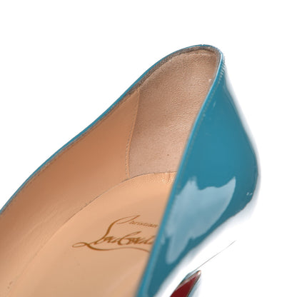 Christian Louboutin Patent Bianca 140 Pumps 39.5 Caraibes 11 of 13