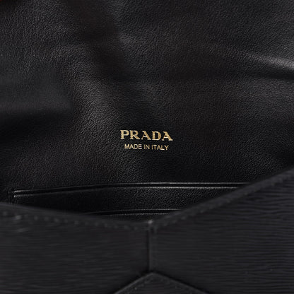 Prada Vitello Move Envelope Wallet Black 6 of 7