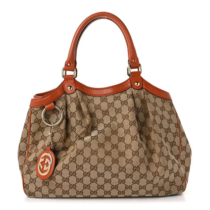 Gucci Monogram Medium Sukey Tote Orange 1 of 12