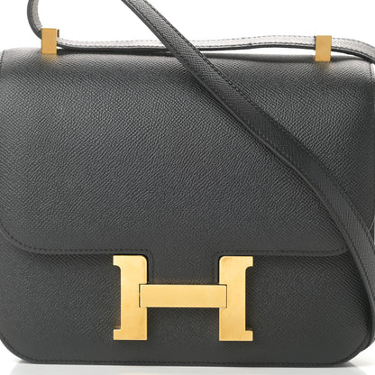 Hermes Epsom Constance 24 Black 8 of 14