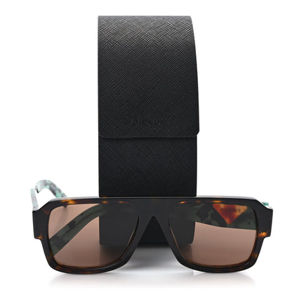 Prada Acetate Symbole Sunglasses SPR 22Y Tortoise Green 7 of 7