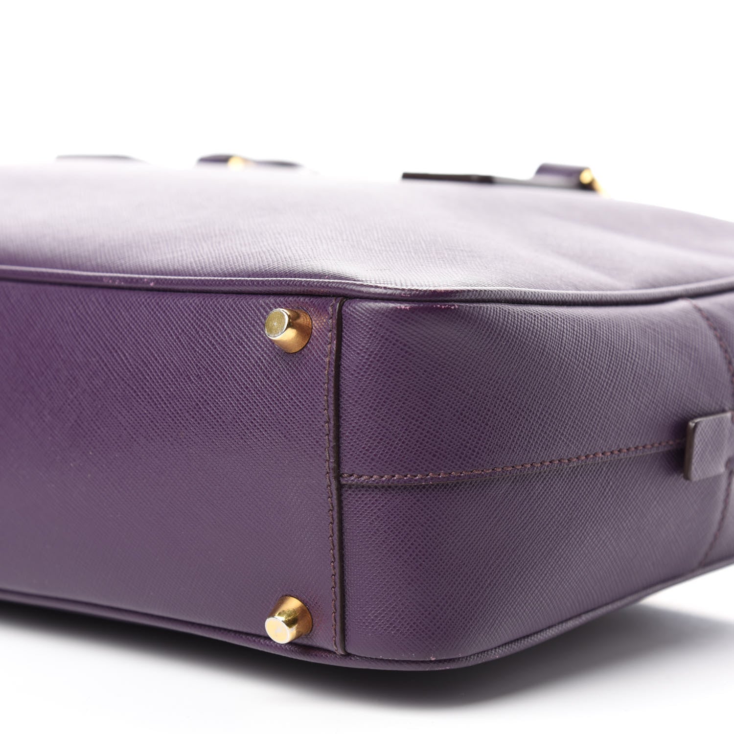 Prada Saffiano Lux Bowler Viola 7 of 12