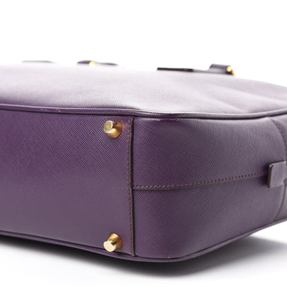 Prada Saffiano Lux Bowler Viola 7 of 12
