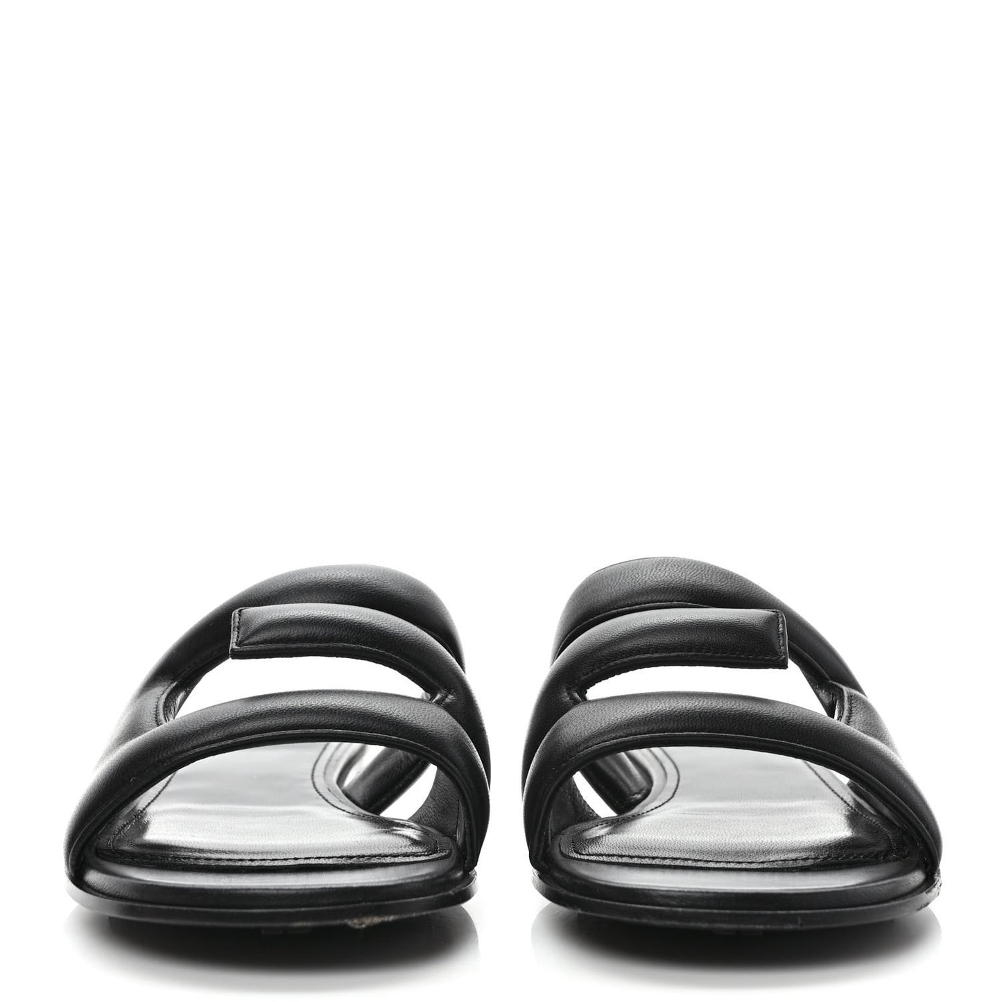 Nappa G Flat Sandals 38.5 Black