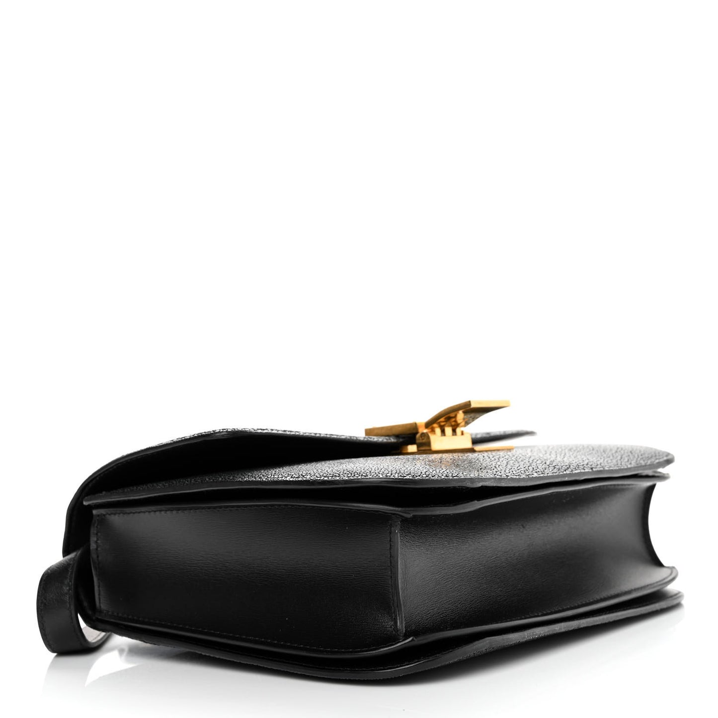 Stingray Medium Classic Box Flap Bag Black