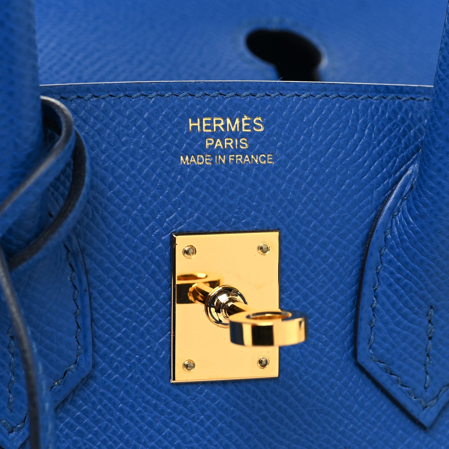 Hermes Epsom Birkin Sellier 25 Bleu France 6 of 12