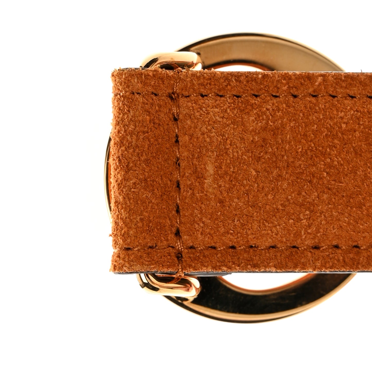 Suede Cudu Blondie 30mm Belt 85 34 Blondie Cognac