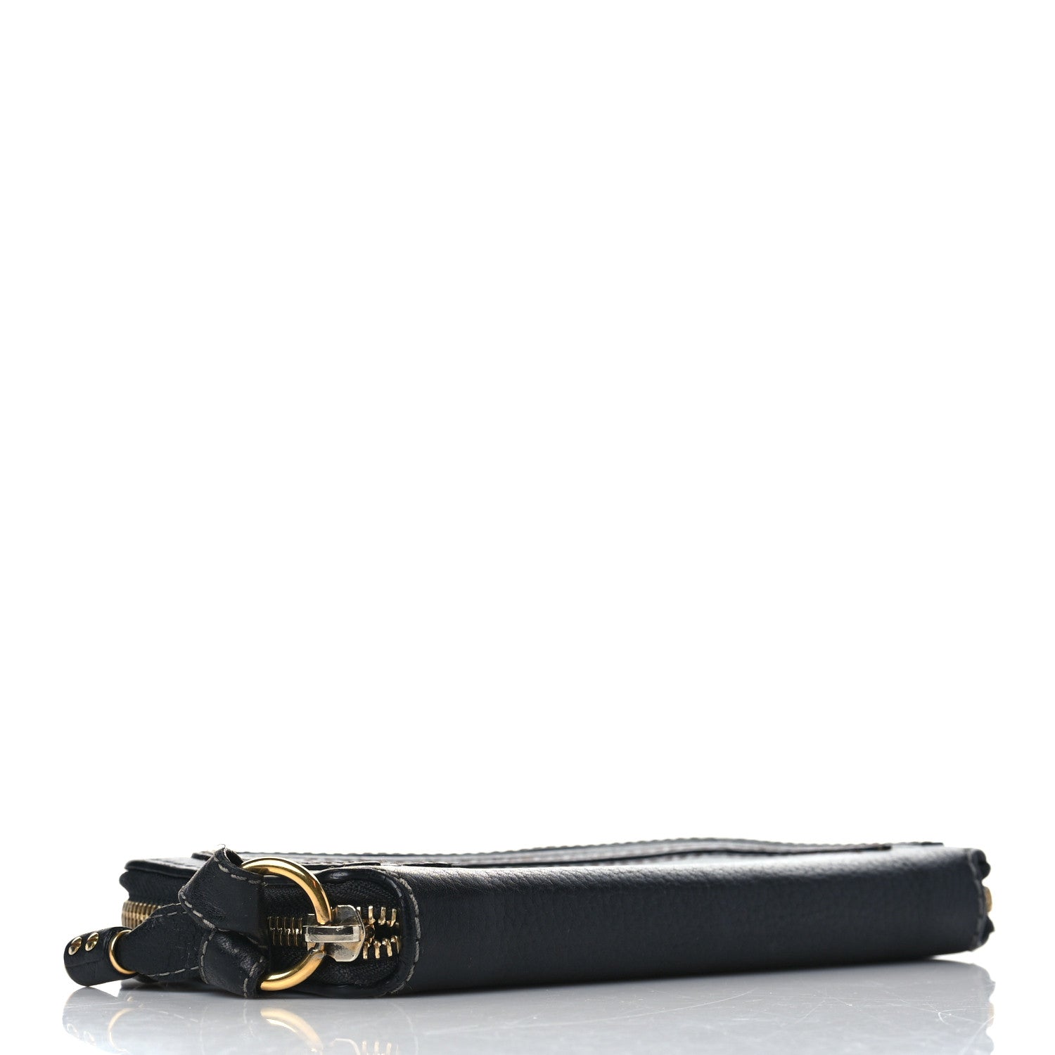 Chloe Grained Calfskin Marcie Long Zip Around Wallet Black 4 of 9