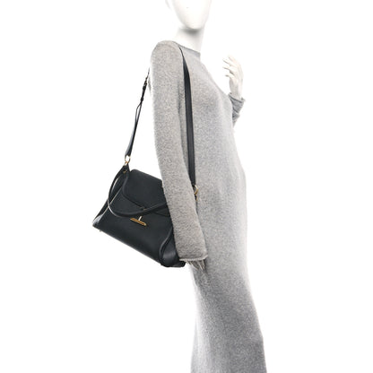 Tom Ford Natural Grain Calfskin Tara Medium Shoulder Bag Black 2 of 9