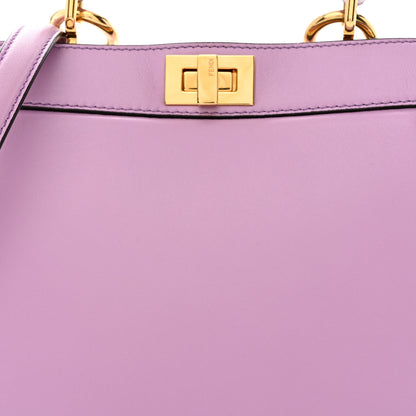 Fendi Shiny Nappa Petite Peekaboo I SEE U Satchel Violetta 9 of 12