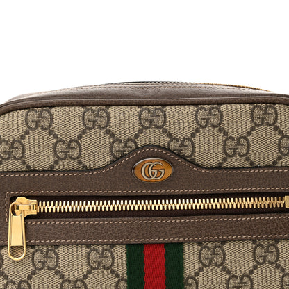 Gucci GG Supreme Monogram Web Small Ophidia Belt Bag 85 34 Dark Brown 8 of 13