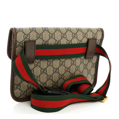 Gucci GG Supreme Monogram Neo Vintage Web Belt Bag Brown 2 of 9