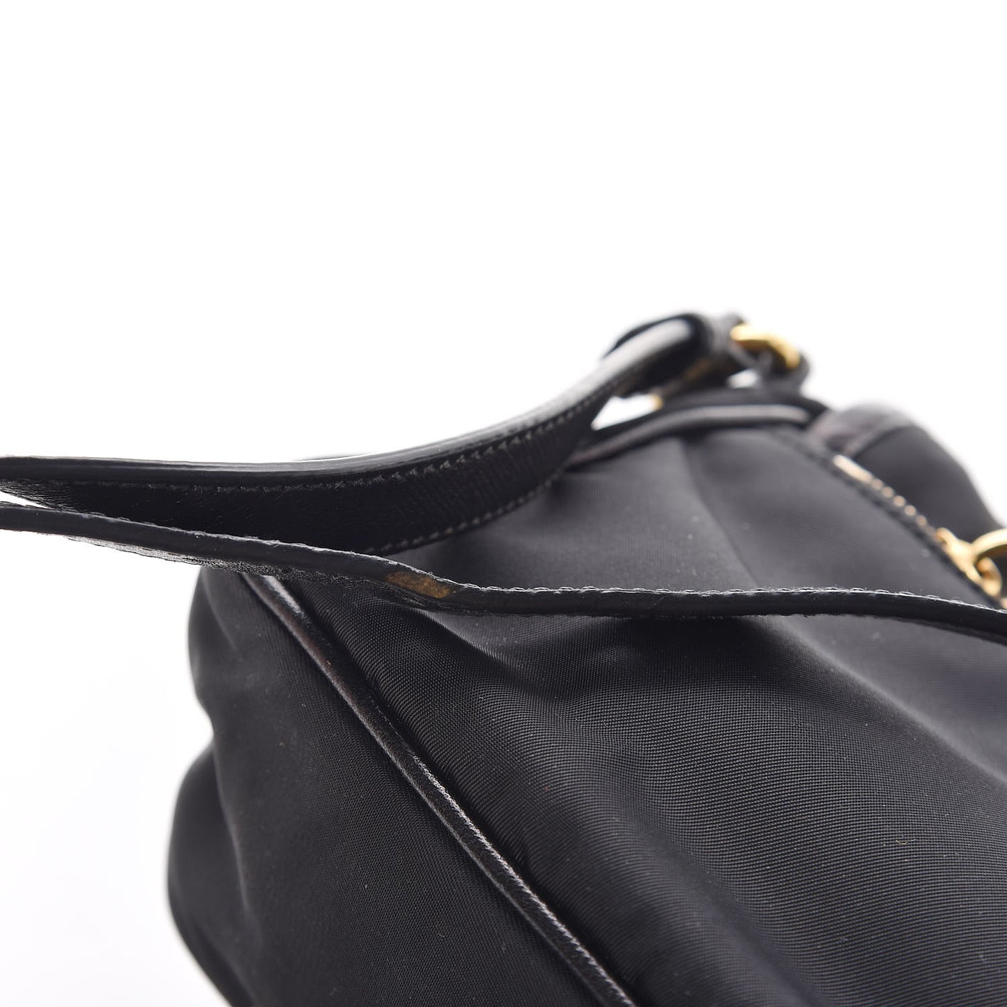 Nylon Tessuto Saffiano Crossbody Black