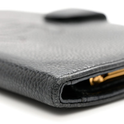 Chanel Caviar Timeless CC French Long Wallet Black 10 of 10