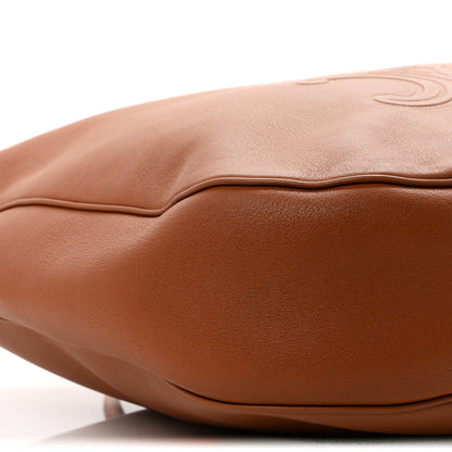 Celine Supple Calfskin Large Triomphe Heloise Shoulder Bag Tan 11 of 12