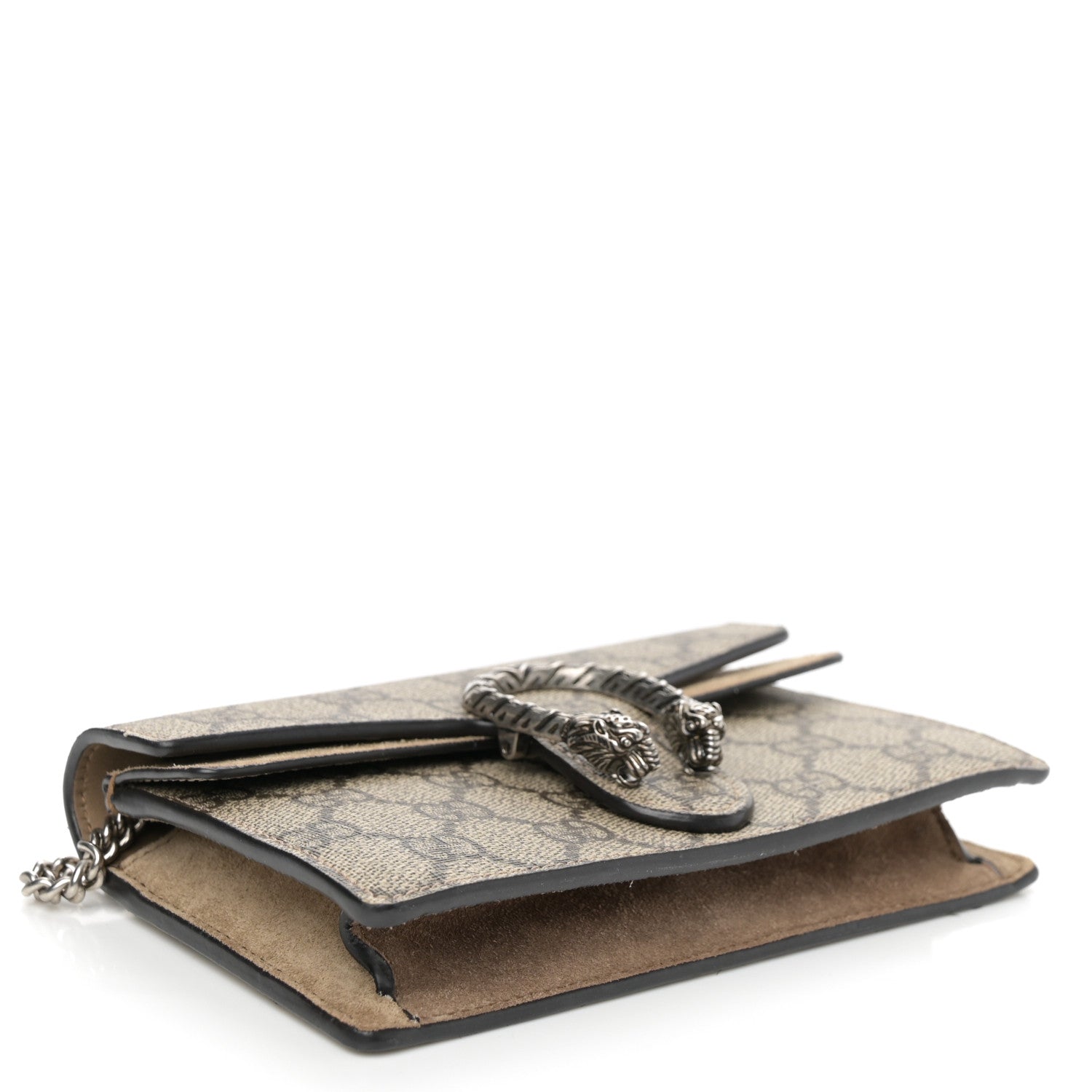 Gucci GG Supreme Monogram Super Mini Dionysus Shoulder Bag Taupe 4 of 9