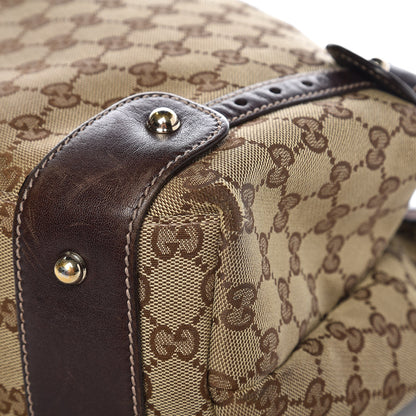 Gucci Monogram Medium Pelham Braided Tote Bag Dark Brown 11 of 13