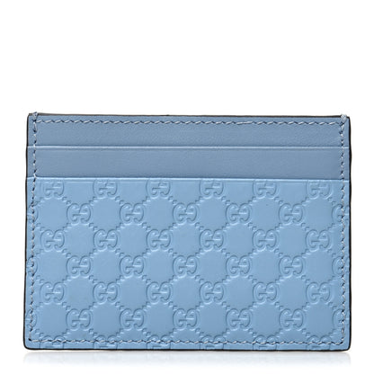 Gucci Microguccissima Card Holder Mineral Blue 1 of 10