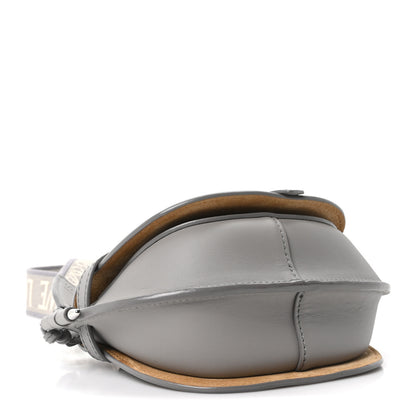 Loewe Calfskin Jacquard Mini Gate Crossbody Bag Onyx Blue 4 of 9