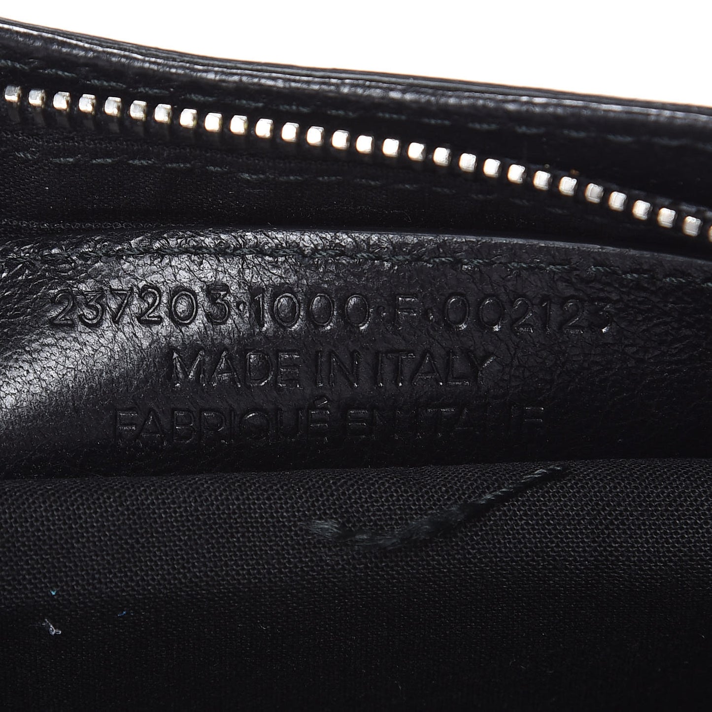 Agneau Giant 12 Silver Hardware Hip Black
