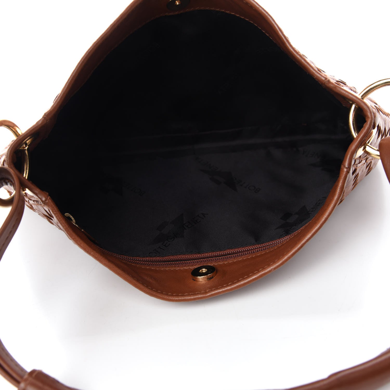 Bottega Veneta Nappa Intrecciato Small Shoulder Bag Light Brown 5 of 11