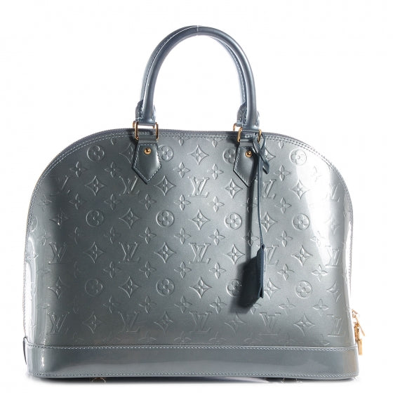 Louis Vuitton Vernis Alma GM Givre 1 of 7