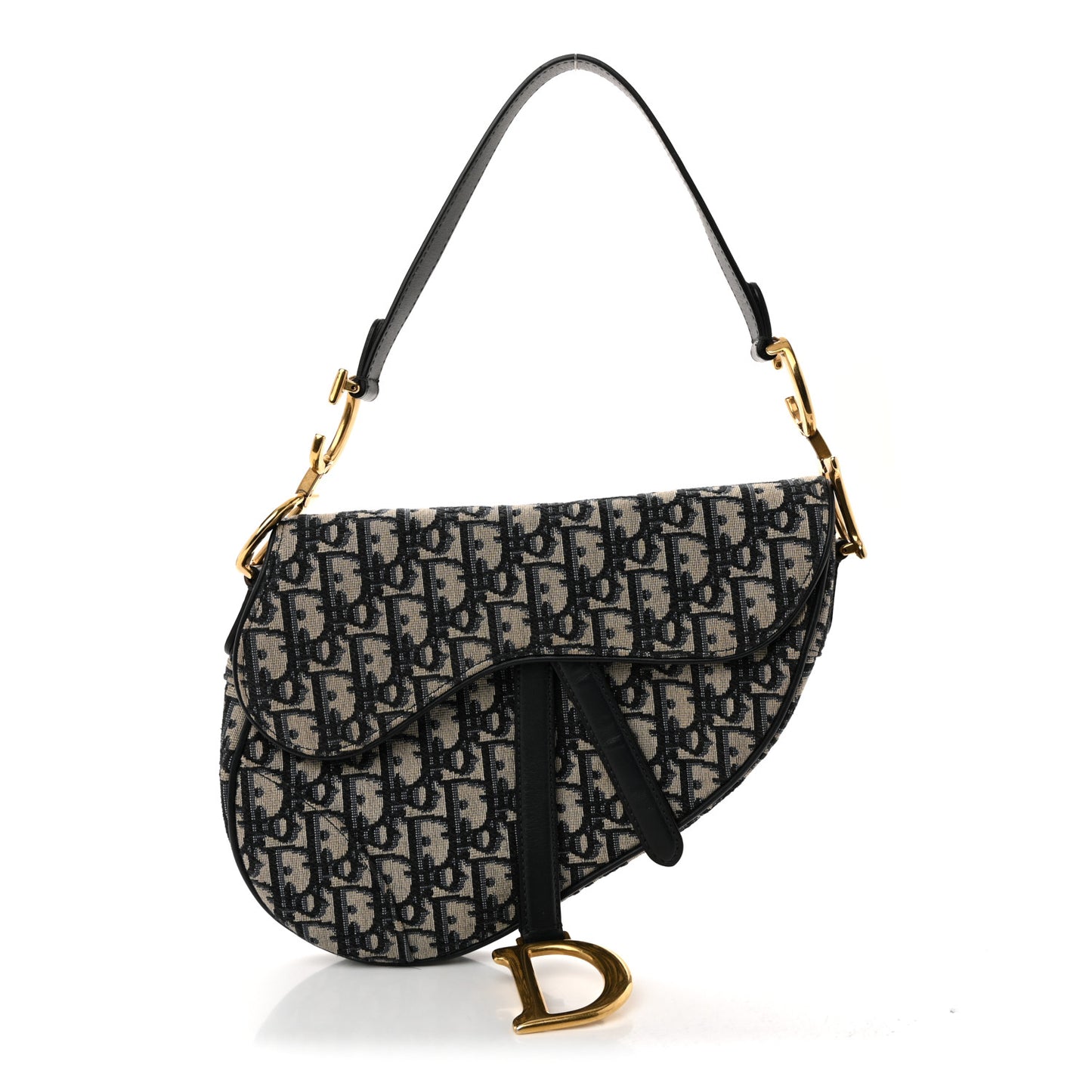 Oblique Saddle Bag Blue