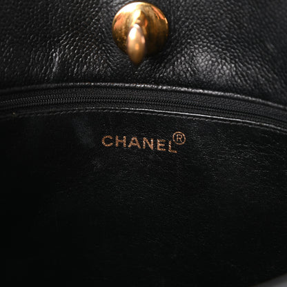 Chanel Caviar Quilted CC Shoulder Bag Black 6 of 12