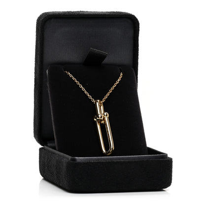 Tiffany 18K Yellow Gold HardWear Link Pendant Necklace 5 of 5