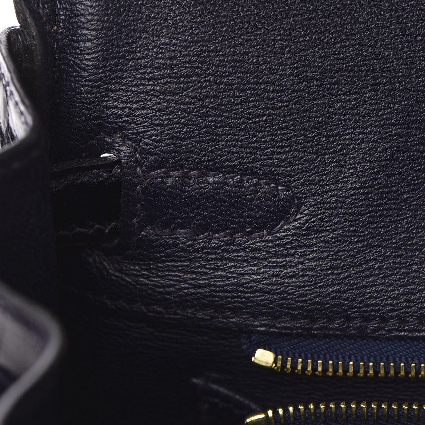 Shiny Niloticus Crocodile Birkin 25 Bleu Marine Bleu Marine