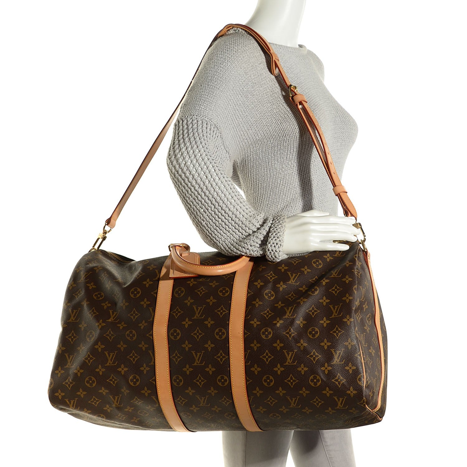 Louis Vuitton Monogram Keepall Bandouliere 55 2 of 7