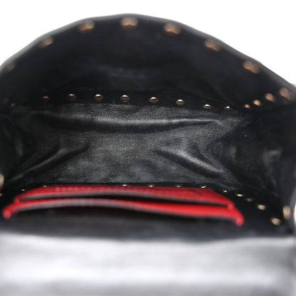 Valentino Garavani Nappa Micro Rockstud Spike Shoulder Bag Black 5 of 10