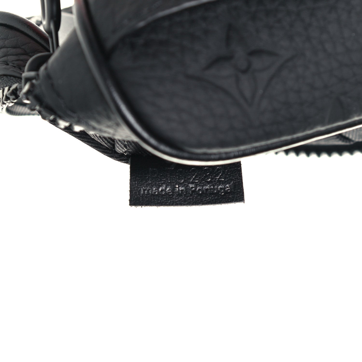 Louis Vuitton Taurillon Monogram Uniformes Solar Ray Soft Pochette Volga Belt Bag Black 7 of 10