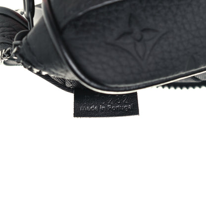 Louis Vuitton Taurillon Monogram Uniformes Solar Ray Soft Pochette Volga Belt Bag Black 7 of 10
