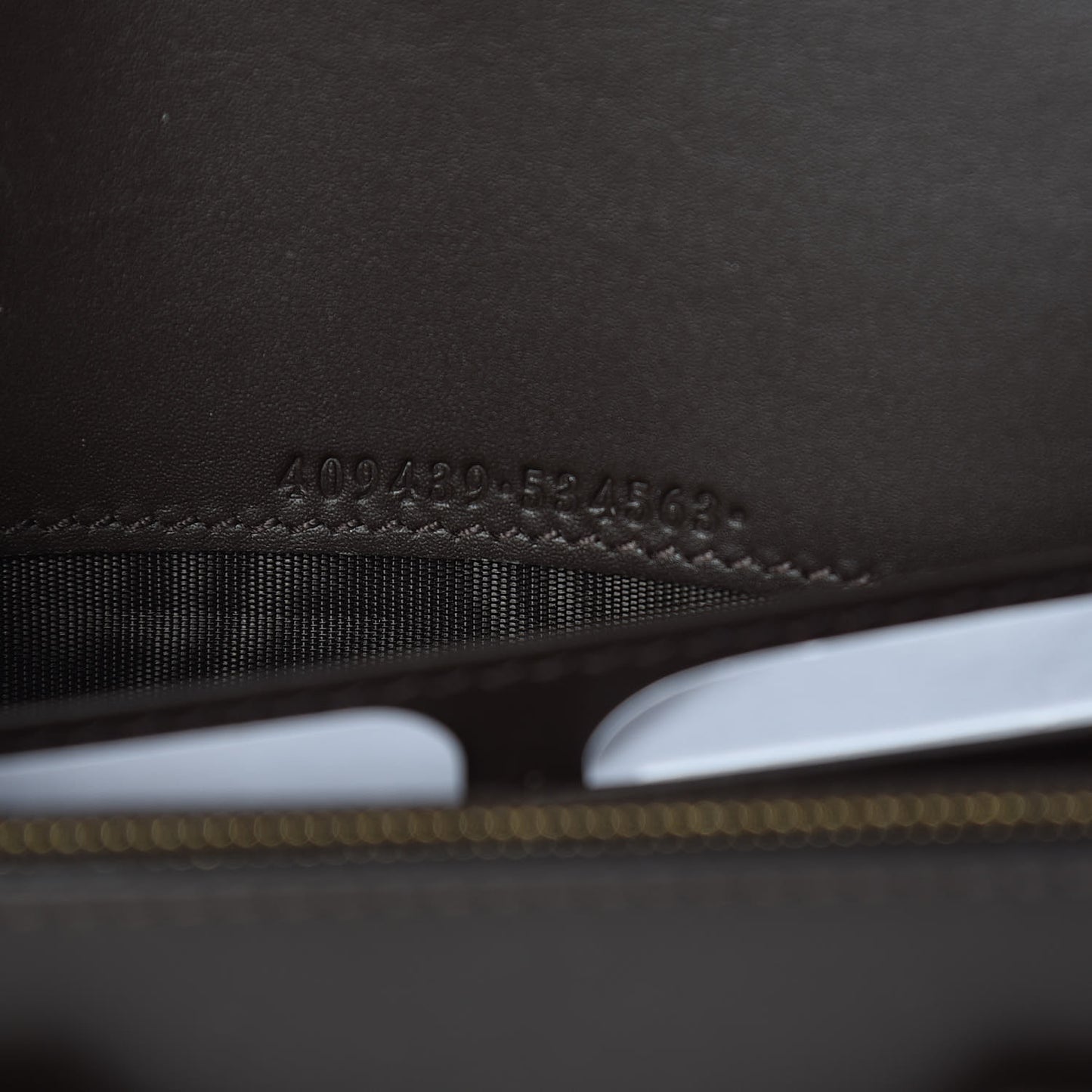 Monogram Web Strap Wallet Dark Brown
