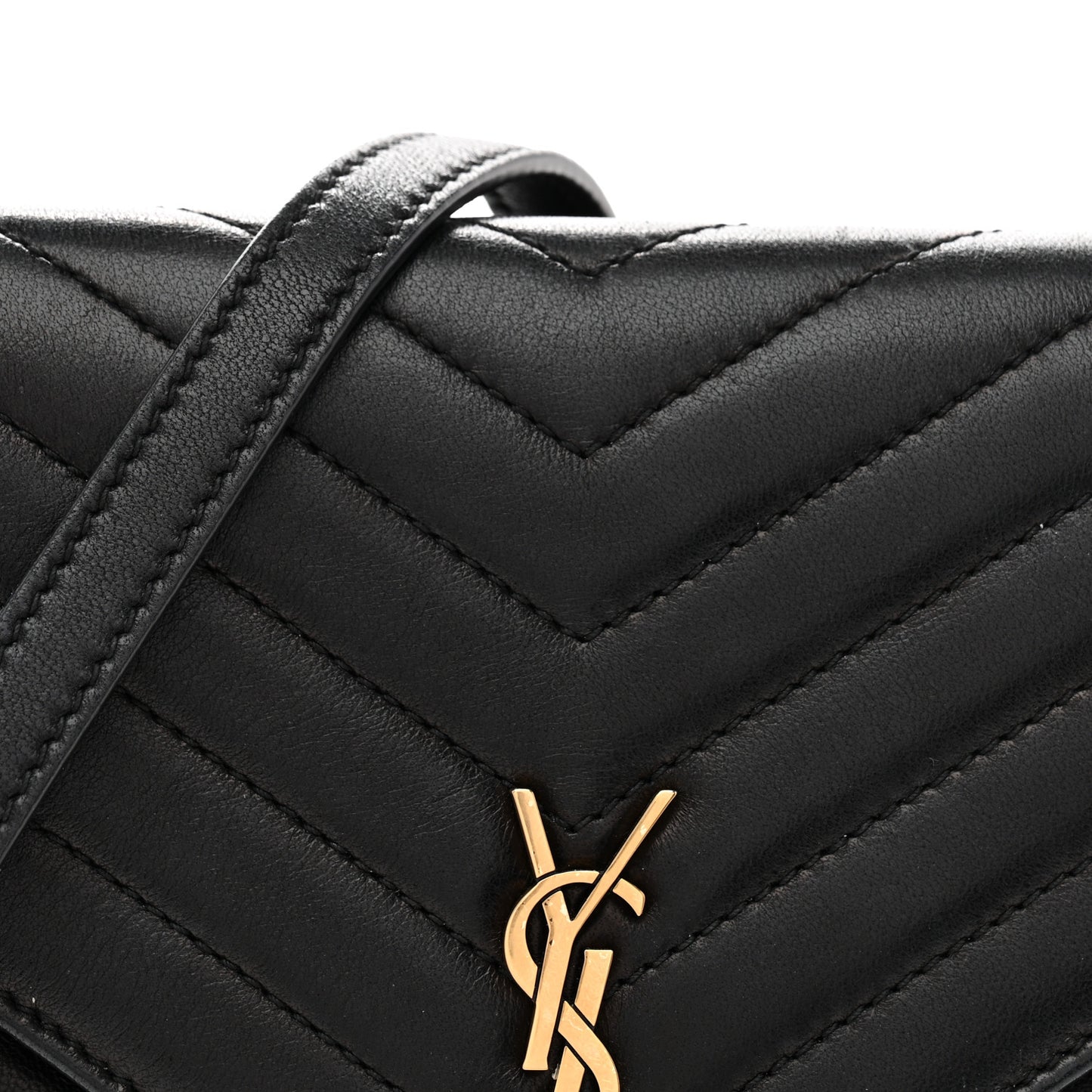 Lambskin Quilted Double Flap Bag Black