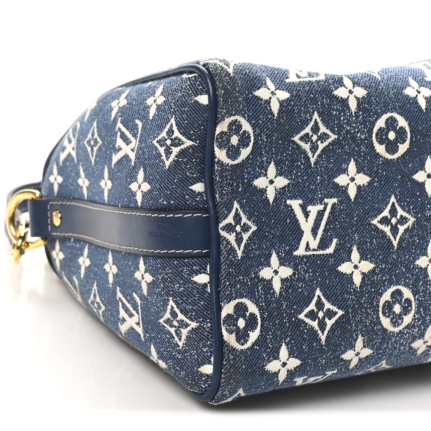 Monogram Jacquard Denim Speedy Bandouliere 25 Bleu