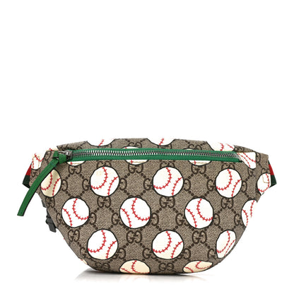 Gucci GG Supreme Monogram Baseballs Web Childrens Belt Bag 1 of 9