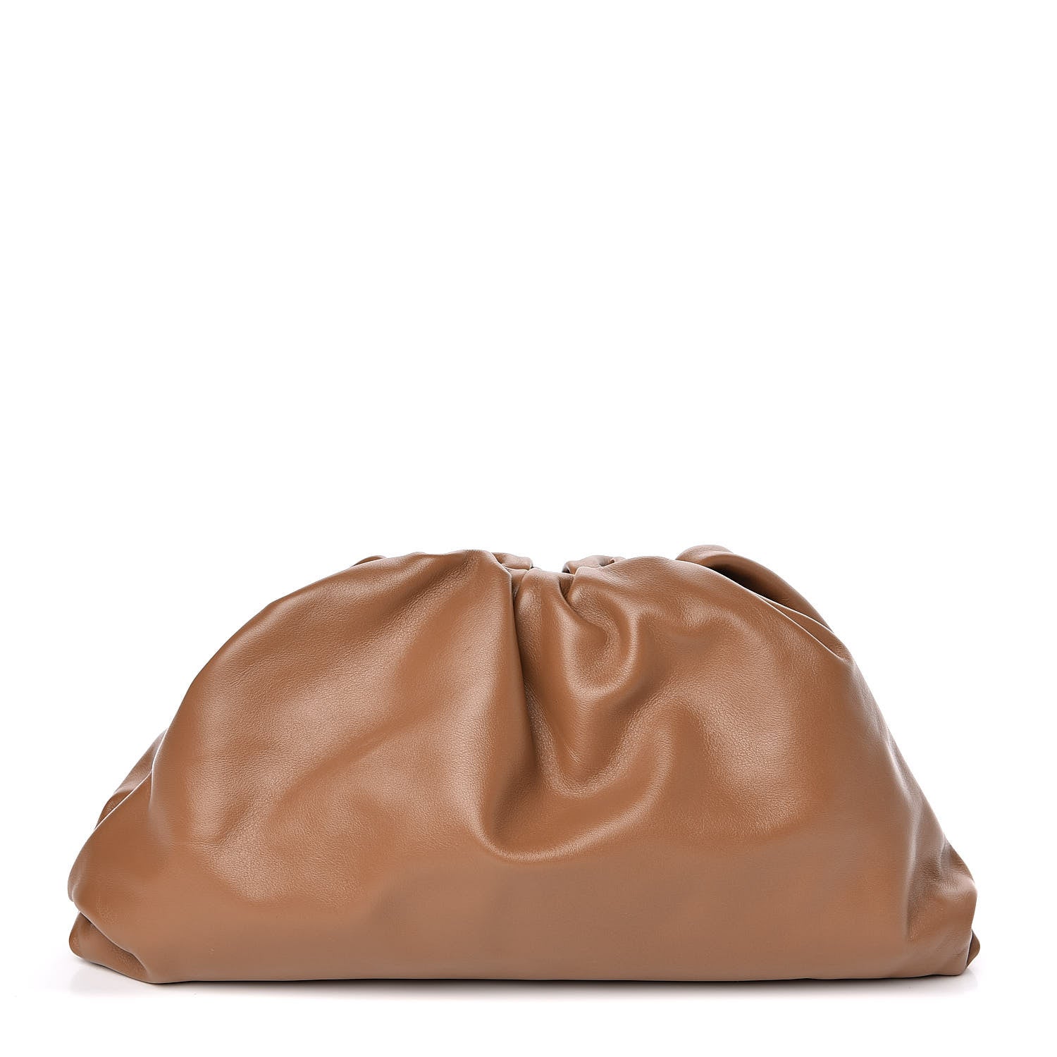 Bottega Veneta Smooth Butter Calf The Pouch Oversized Clutch Cammello 1 of 7