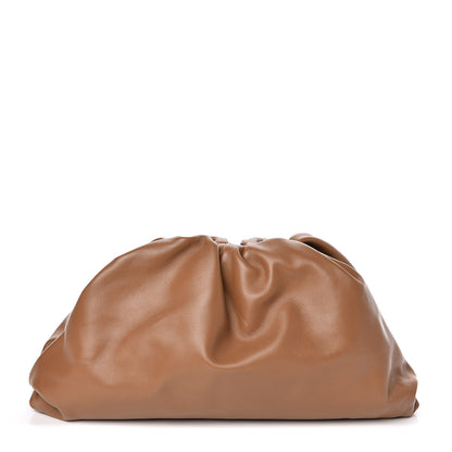 Bottega Veneta Smooth Butter Calf The Pouch Oversized Clutch Cammello 1 of 7