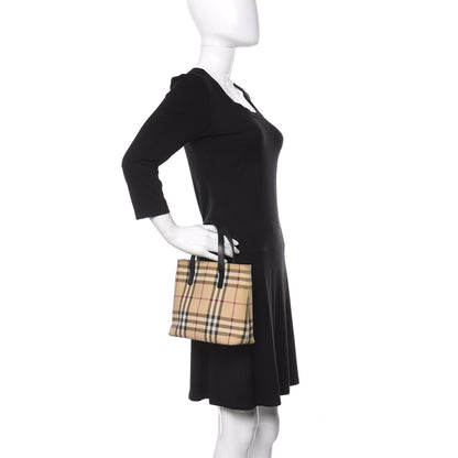 Burberry House Check Small Tote Black 2 of 10