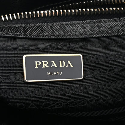 Prada Saffiano Small Galleria Double Zip Tote Black 6 of 14