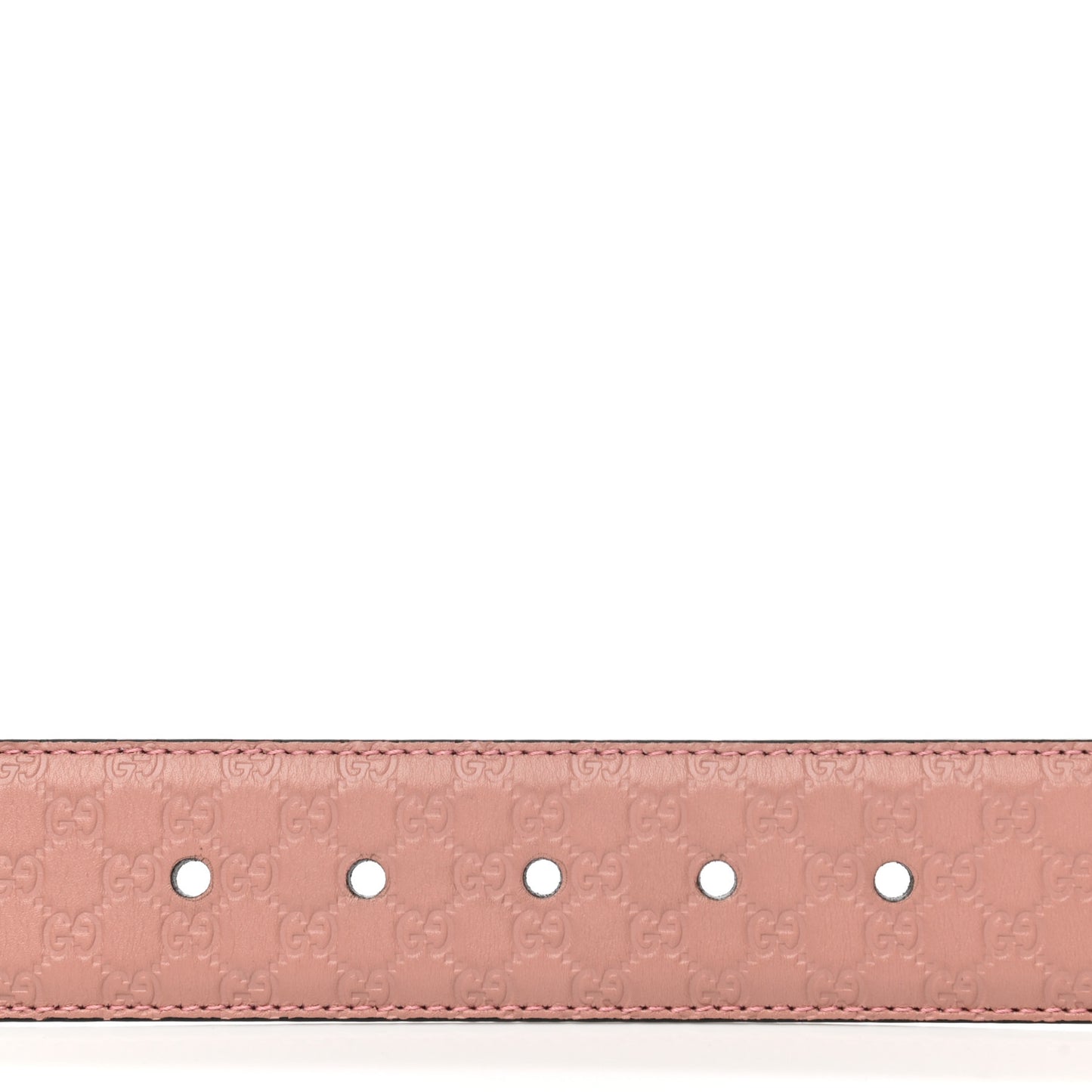 Soft Microguccissima Margaux Calfskin Belt 85 34 Soft Pink