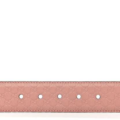 Gucci Soft Microguccissima Margaux Calfskin Belt 85 34 Soft Pink 5 of 6
