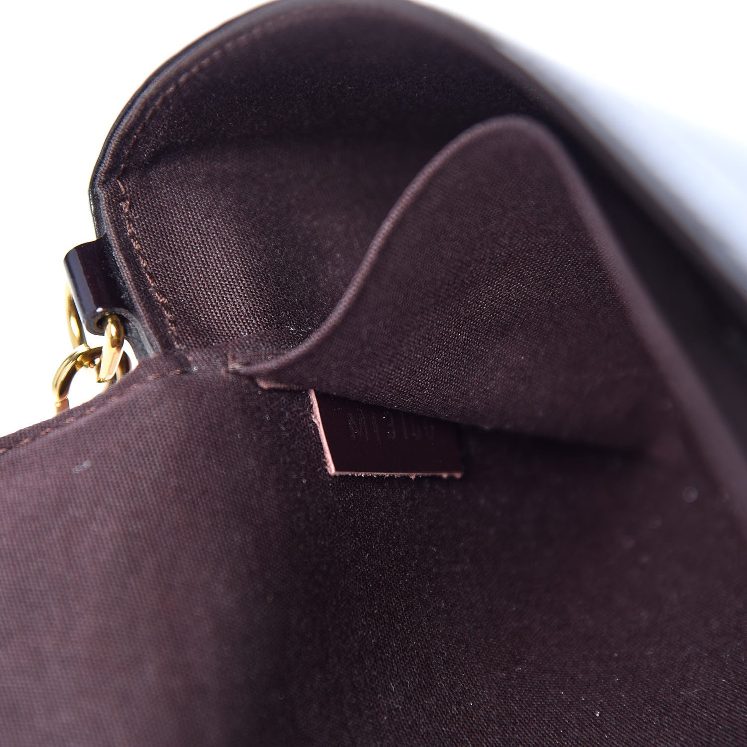 Louis Vuitton Vernis Pochette Felicie Chain Wallet Amarante 15 of 16